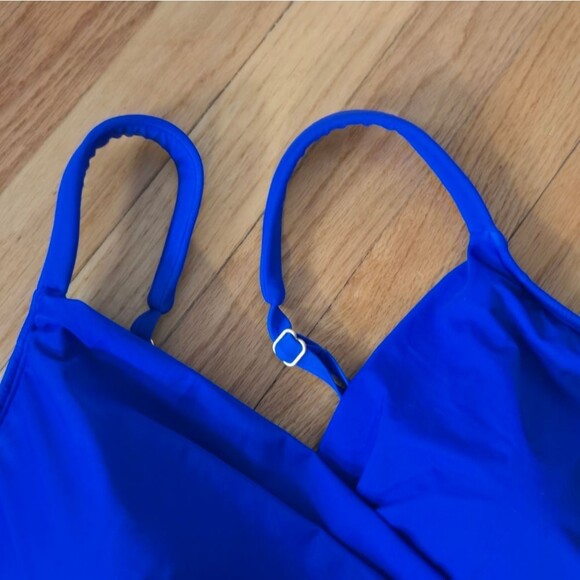 Land's End 18D swimsuit Tummy Control Skirted Resortwear Beach Vacation - Picture 9 of 11